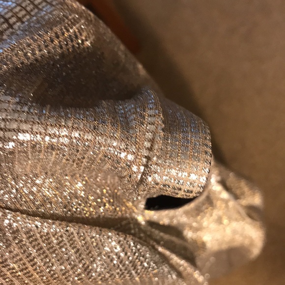 Tahari woman’s evening dress Silver Powder Sz 6p w tags - Picture 6 of 6